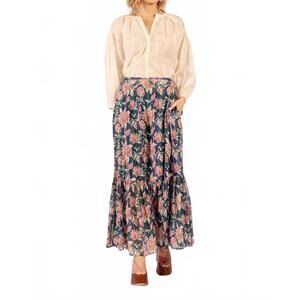 NEW LOLA AUSTRALIA ballet skirt in saint teal cotton